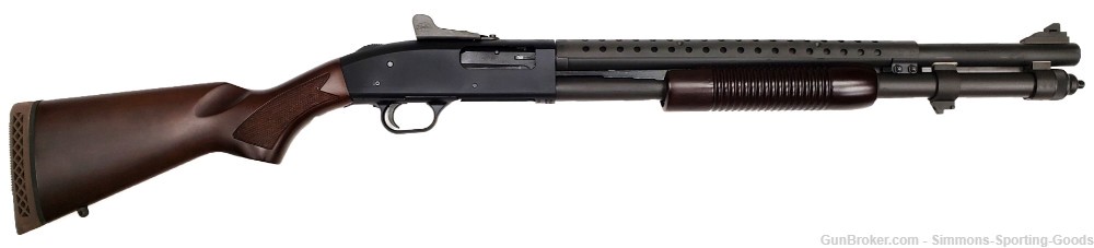Mossberg 590A1 Tactical  (51665) 20" 12ga 8Rd Pump Action Shotgun - Walnut-img-1