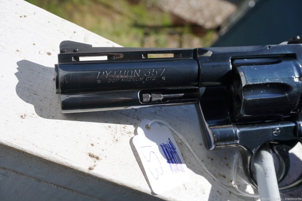 Colt Python Blue 357 Magnum 4 Inch 1976-img-1