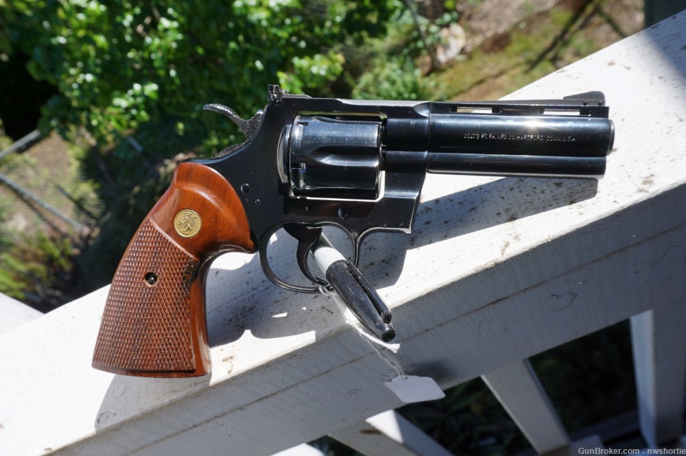 Colt Python Blue 357 Magnum 4 Inch 1976-img-4