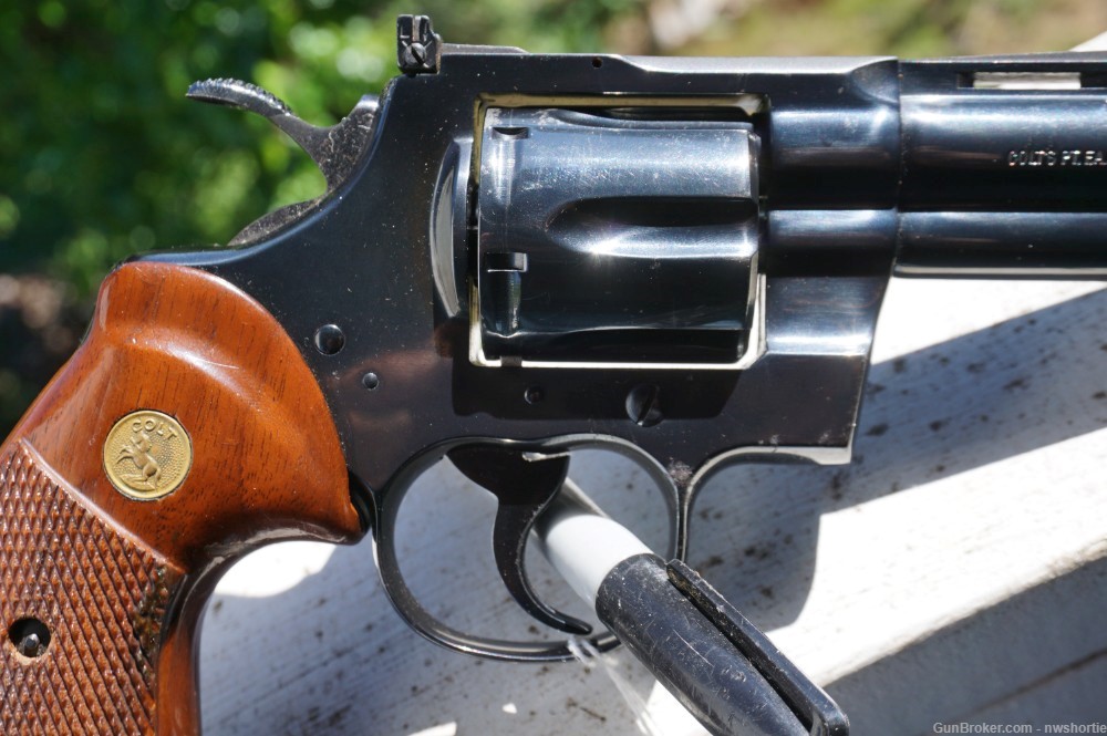 Colt Python Blue 357 Magnum 4 Inch 1976-img-6