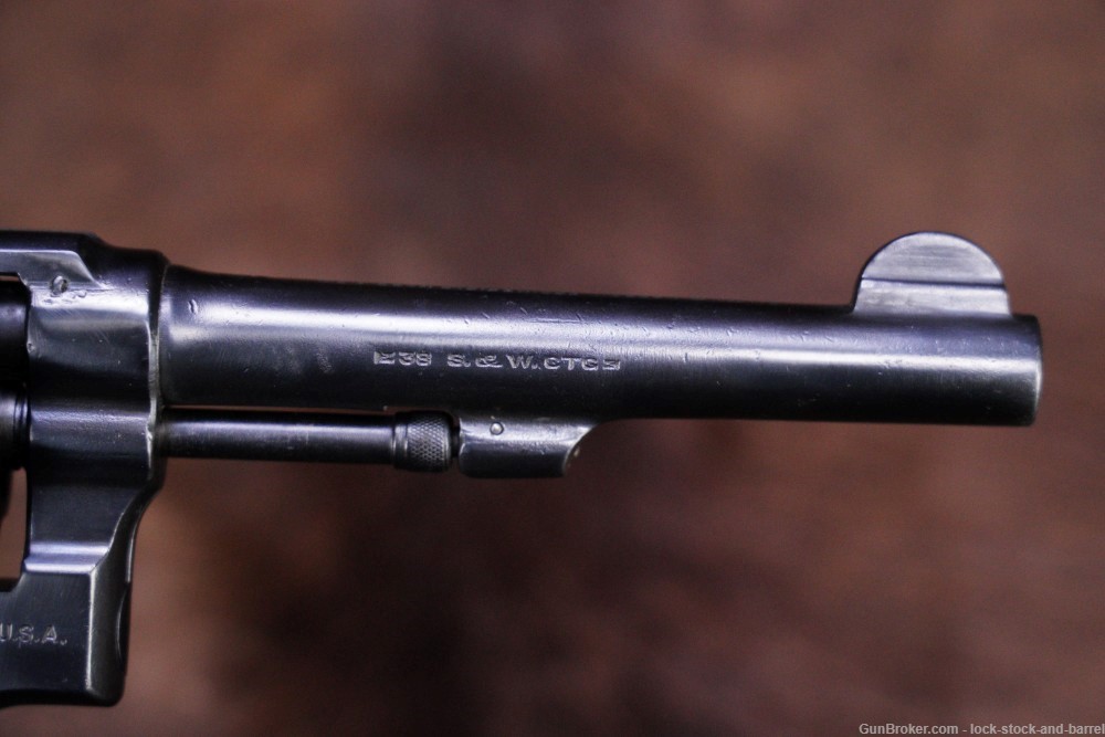 Smith & Wesson Model K-200 BSR .38 S&W 5" DA/SA Revolver, MFD 1940-1942 C&R-img-9