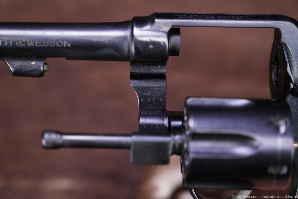 Smith & Wesson Model K-200 BSR .38 S&W 5" DA/SA Revolver, MFD 1940-1942 C&R-img-12