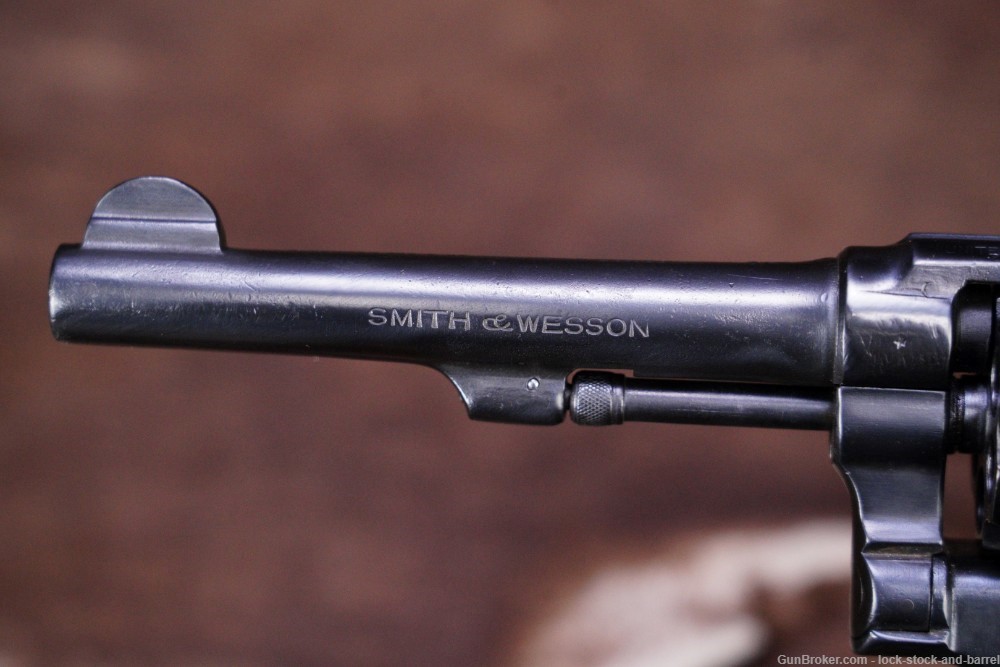 Smith & Wesson Model K-200 BSR .38 S&W 5" DA/SA Revolver, MFD 1940-1942 C&R-img-10