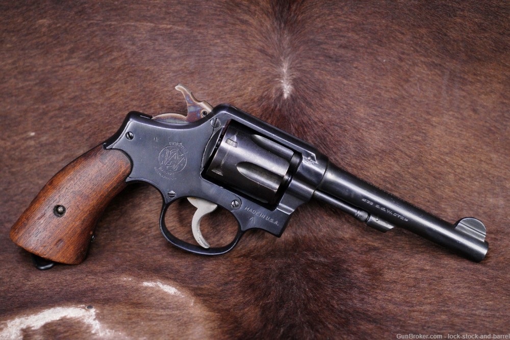 Smith & Wesson Model K-200 BSR .38 S&W 5" DA/SA Revolver, MFD 1940-1942 C&R-img-2