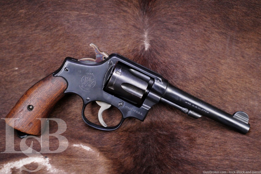 Smith & Wesson Model K-200 BSR .38 S&W 5" DA/SA Revolver, MFD 1940-1942 C&R-img-0