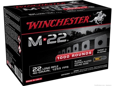 5000 Rounds .22LR - Winchester m22 22LR 40gr