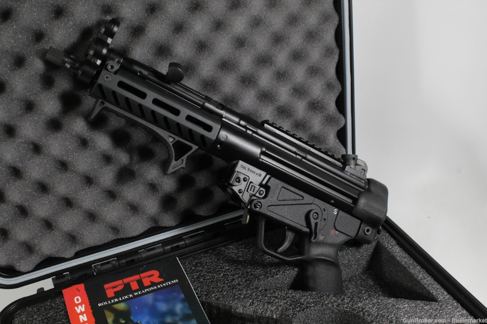PTR 9CT 9mm Semi Auto Pistol MP5 / SP5 Clone w/ Hard Case-img-2
