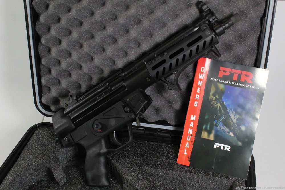 PTR 9CT 9mm Semi Auto Pistol MP5 / SP5 Clone w/ Hard Case-img-1
