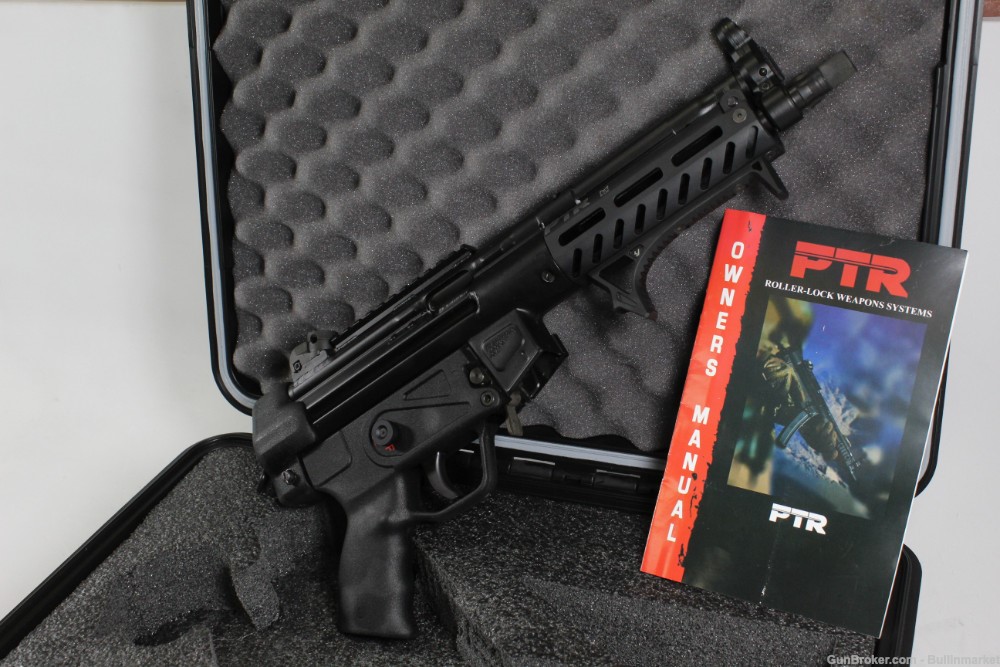 PTR 9CT 9mm Semi Auto Pistol MP5 / SP5 Clone w/ Hard Case-img-0