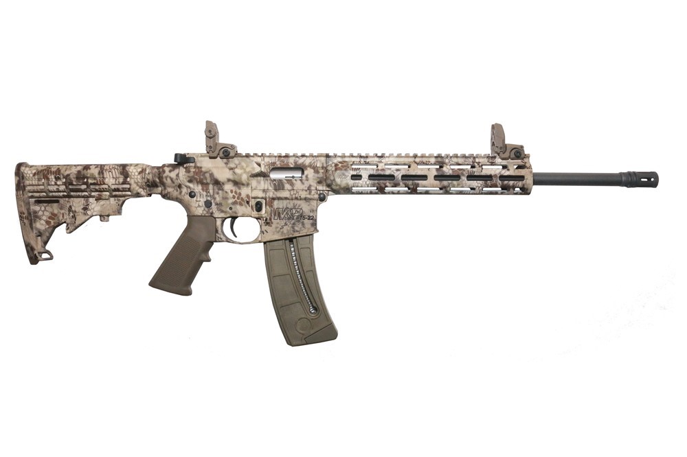 Smith & Wesson M&P 15-22 Sport Kryptek Camo 22 LR 16.5in 25rd Mag 10211-img-0