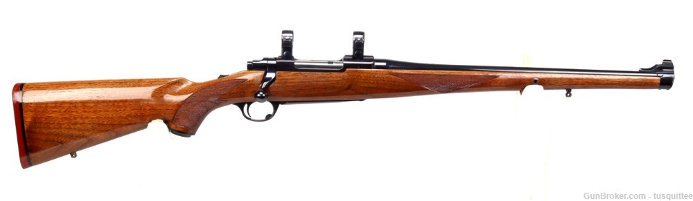  RUGER M77 .243 WITH BEAUTIFUL MANNLICHER STOCK!!-img-1