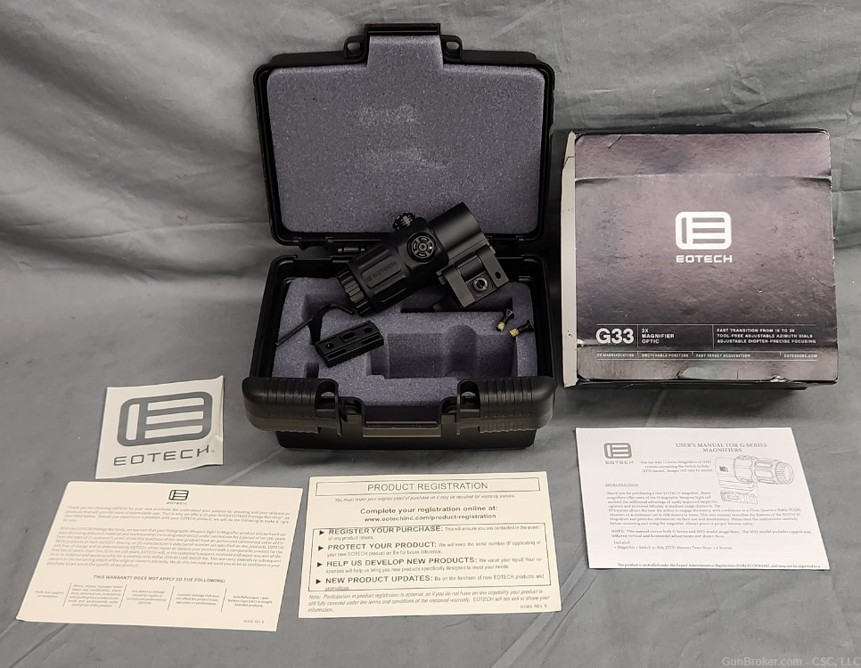 Eotech G33 3x Magnifier Optic with box-img-6