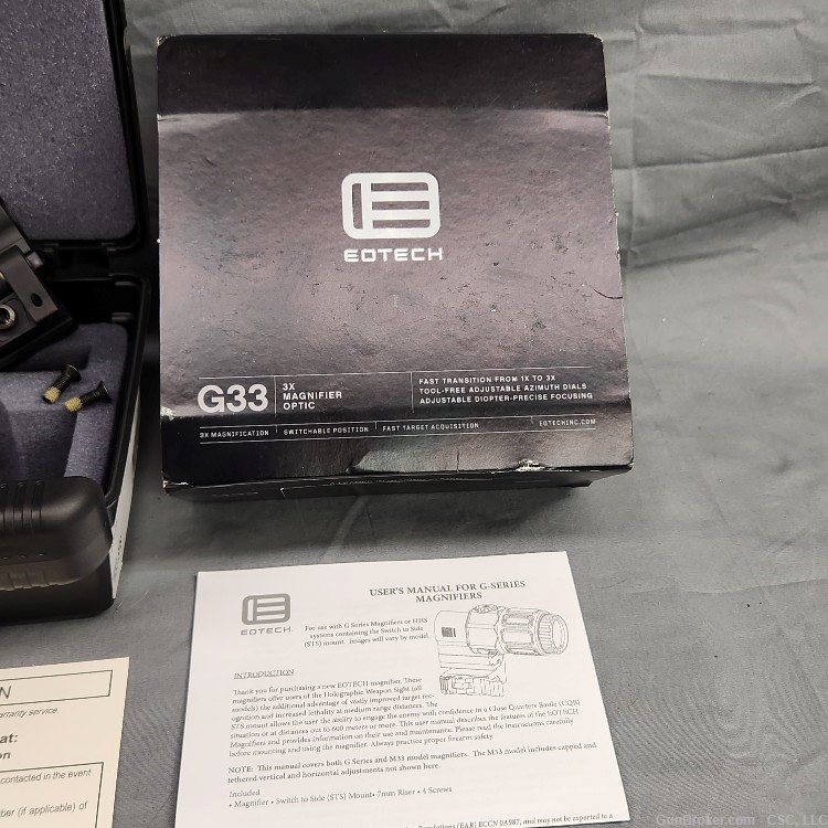 Eotech G33 3x Magnifier Optic with box-img-10