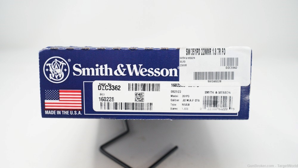 SMITH & WESSON 351PD .22WMR 1.8" BARREL 7 SHOT BLACK (SW160228)-img-28