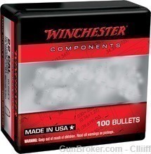 Win .400" 40 S&W / 10mm 165gr Truncated Cone FM J Bullets (100)------H-img-0