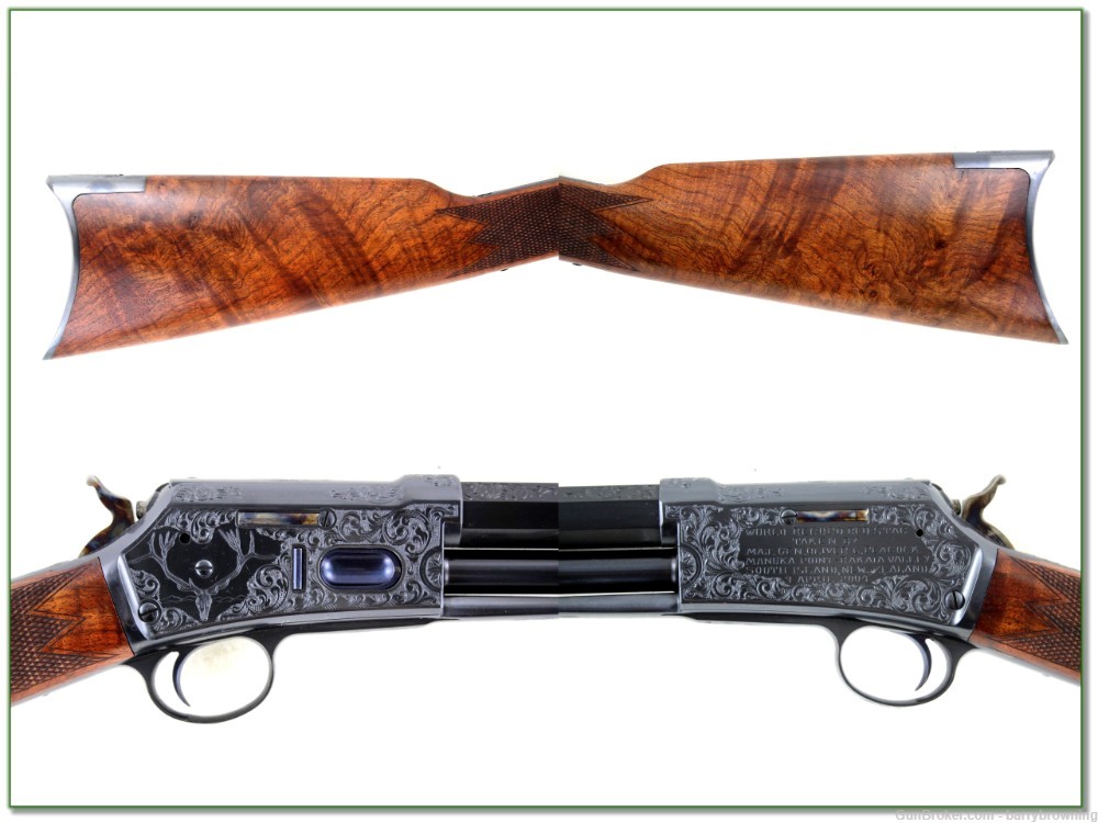 US Firearms Custom Engraved Colt Lightning 45 LC as new!-img-1
