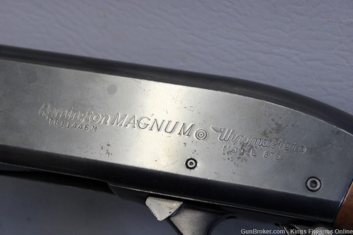 Remington 870 Wingmaster Magnum 12 GA Item S-146-img-22