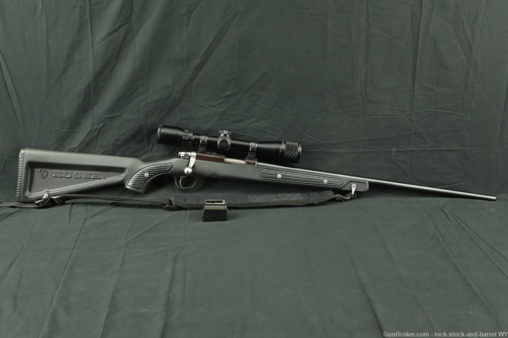 Sturm Ruger M77/17 .17 HMR 22” Bolt-Action Rifle MFD 2005 w/ Scope-img-2