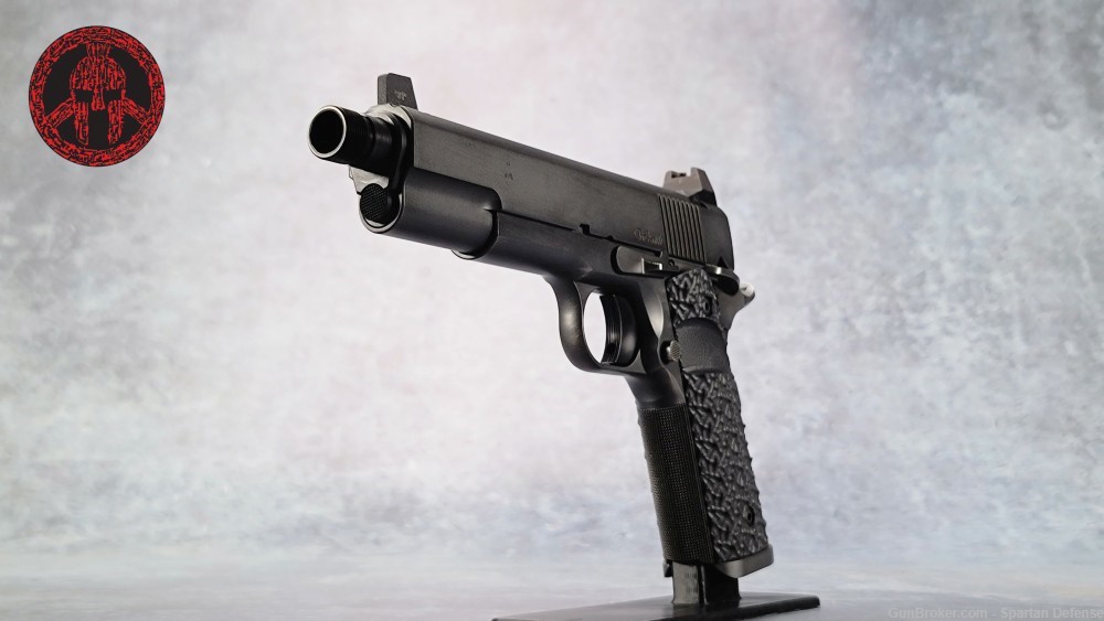 Dan Wesson Wraith Distressed 45ACP Threaded Suppressor Height Sights-img-6