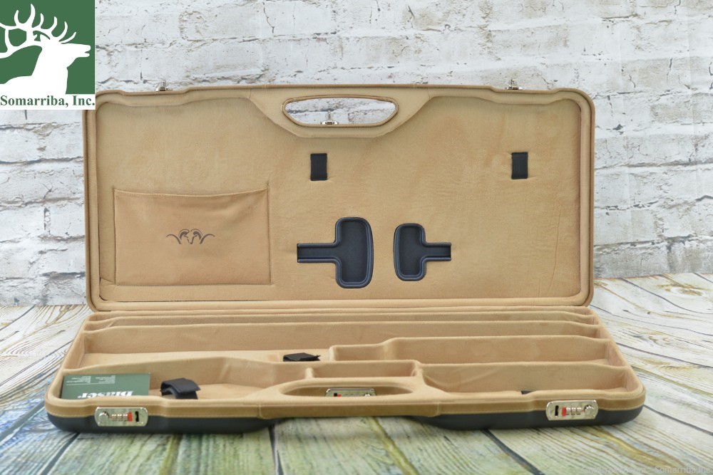 BLASER ABS RIFLE CASE-C W/COMBINATION LOCK FOR 1 RIFLE, 2 BBL'S -img-1