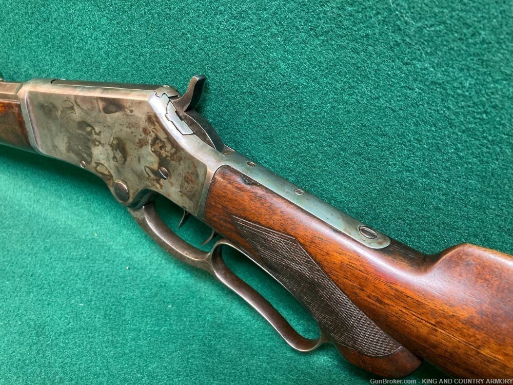 RARE MARLIN 1881 30" BBL SET TRIGGERS CASE HARDENED MADE IN 1890 LEVER ACT-img-3