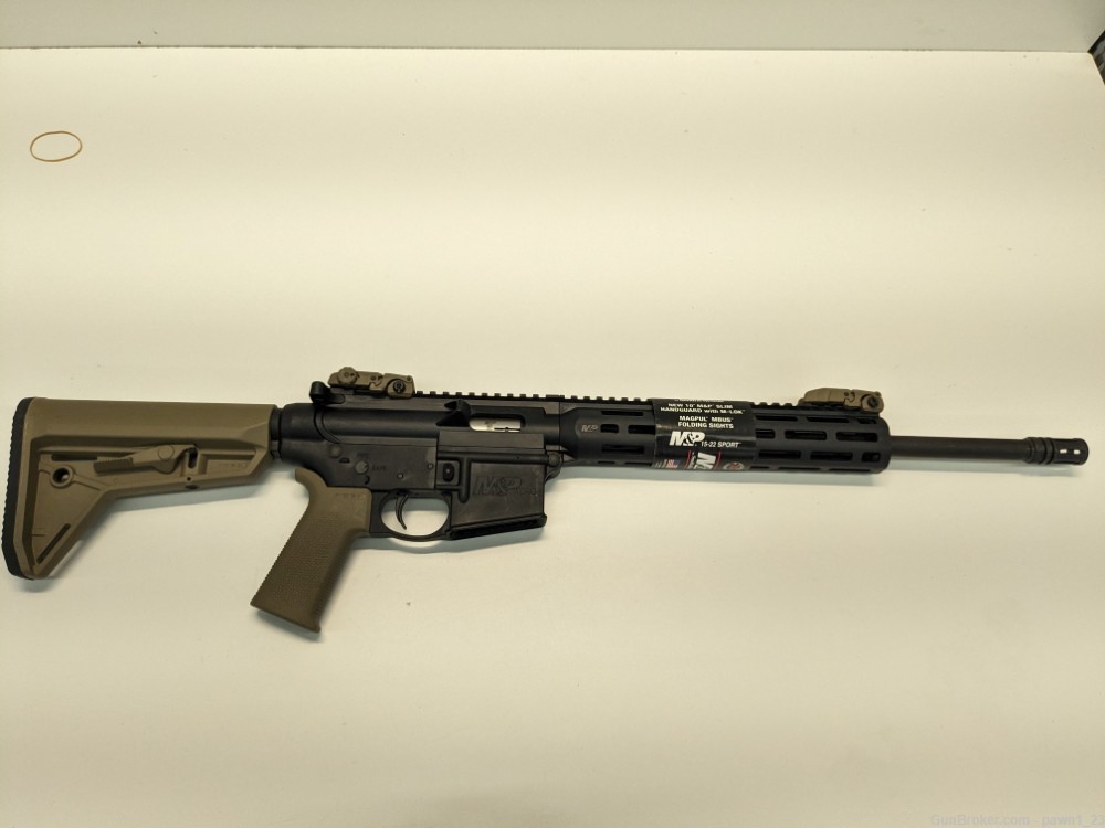 Smith & Wesson m&p 15-22 semi auto rifle .22LR NO MAG-img-1