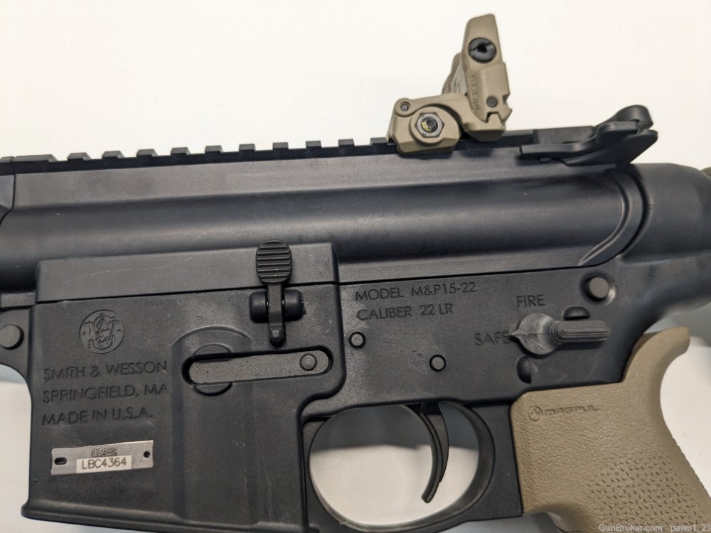Smith & Wesson m&p 15-22 semi auto rifle .22LR NO MAG-img-5