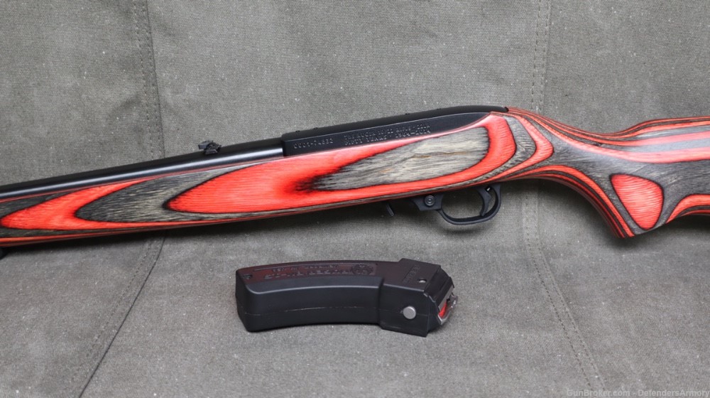 Ruger 10/22 50th Year Anniversary Limited Edition .22LR 18.5" Red Laminated-img-0