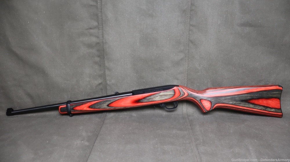 Ruger 10/22 50th Year Anniversary Limited Edition .22LR 18.5" Red Laminated-img-1
