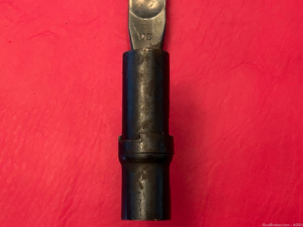 U.S. 1873 Trapdoor Springfield 45-70 Socket Bayonet With Scabbard & Frog-img-5