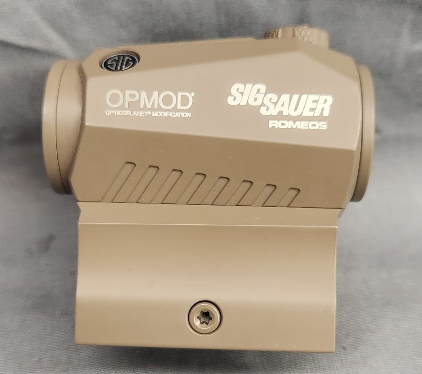 Sig Sauer Romeo5 red dot optic FDE Opmod 1x20mm-img-0
