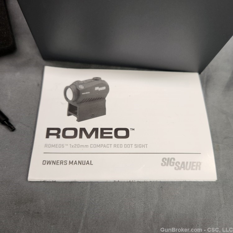Sig Sauer Romeo5 red dot optic FDE Opmod 1x20mm-img-10