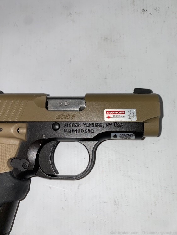 USED! KIMBER MODEL MICRO 9 TWO TONE FDE 9MM $.01 PENNY AUCTION-img-4