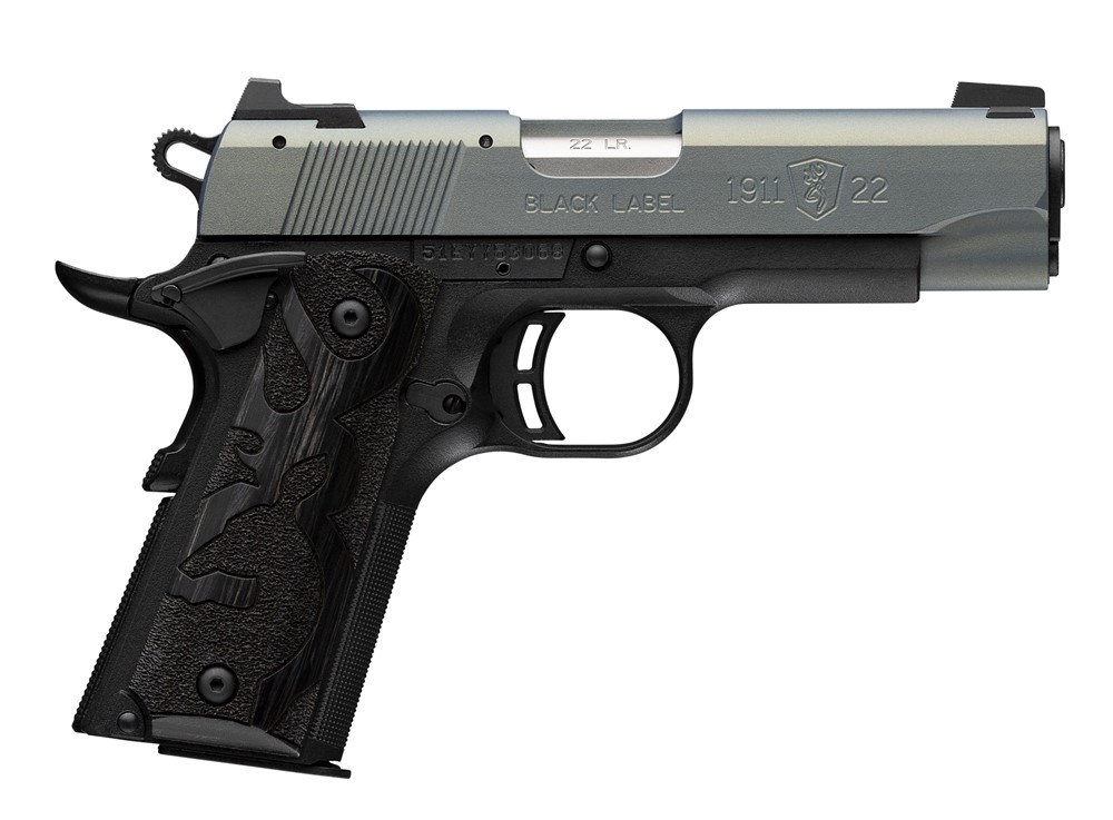 Browning 1911-22 Black Label Compact Northern Lights 22 LR 3.62in 051060490-img-0