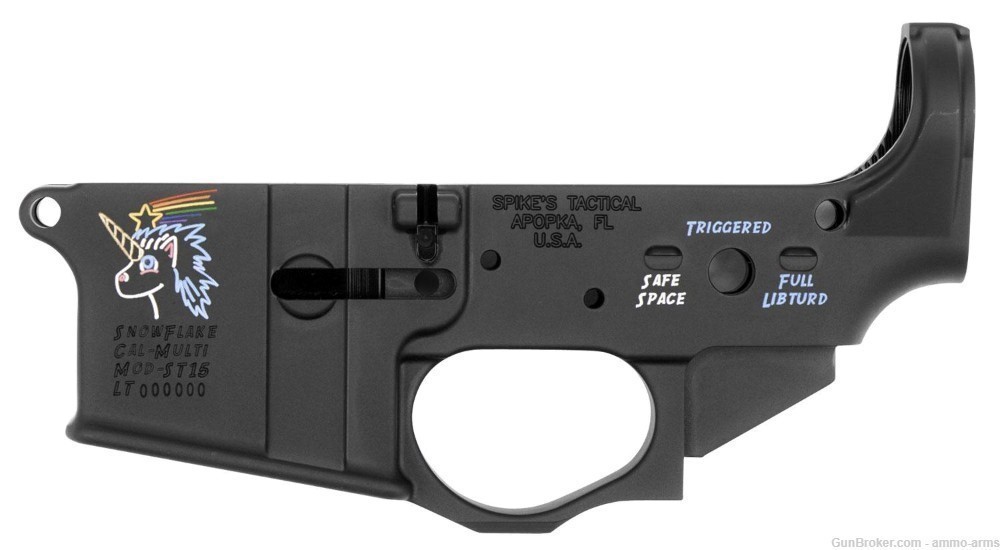 Spike's Tactical Snowflake AR-15 Lower Receiver STLS030-CFA-img-1