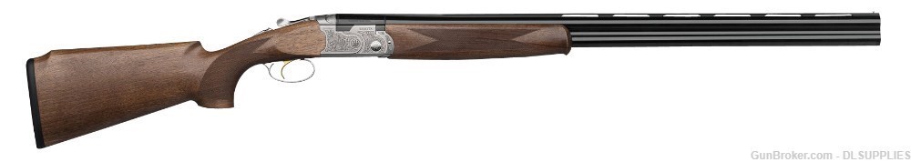 BERETTA 686 SILVER PIGEON I VITTORIA FIELD NICKEL ENGRAVED WALNUT 28" 12GA-img-0