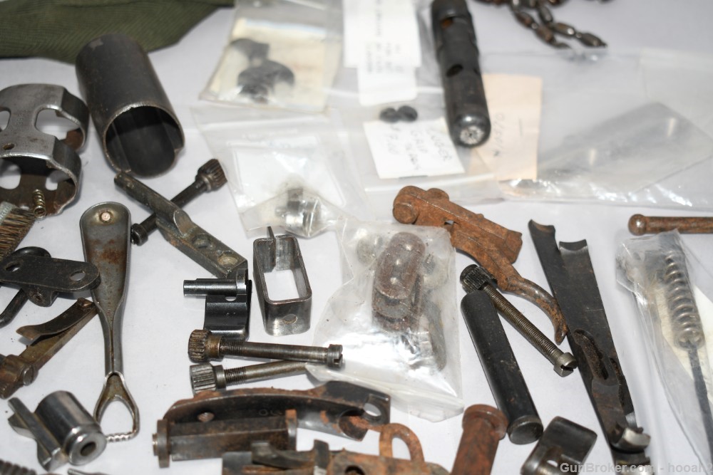 Gun Parts Lot 8 Huge Lot 19 Lbs Mixed US Foreign Military Small PARTS READ-img-8