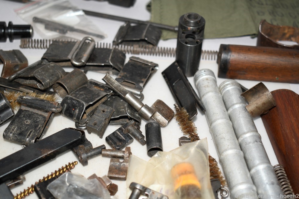 Gun Parts Lot 8 Huge Lot 19 Lbs Mixed US Foreign Military Small PARTS READ-img-10