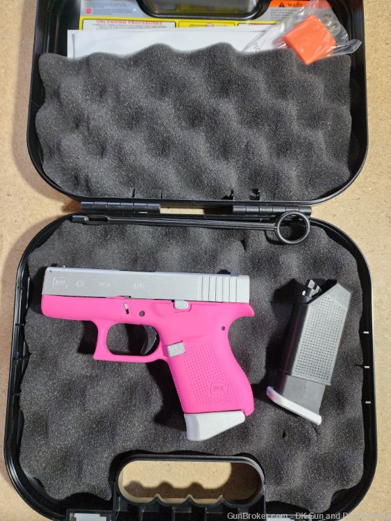 Glock G43 9mm 3.41" FS Pink PI4350201PPSA-img-0