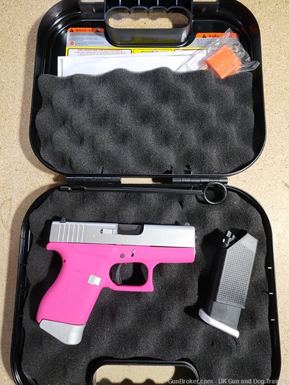 Glock G43 9mm 3.41" FS Pink PI4350201PPSA-img-1