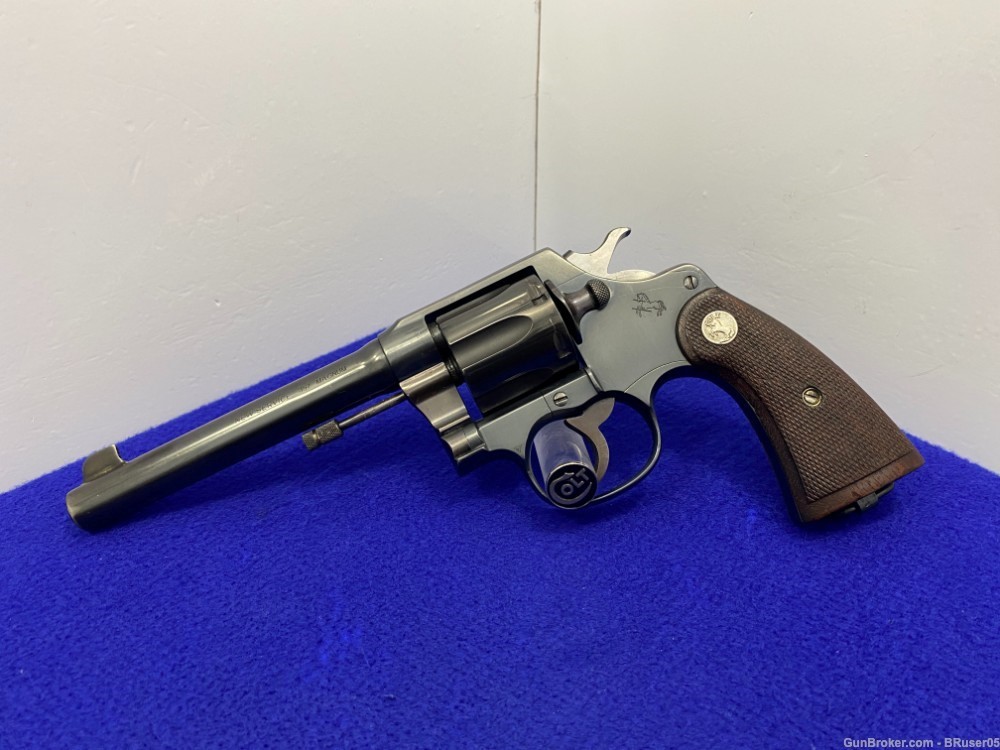 1931 Colt New Service .357 Mag Blue 6" *CLASSIC LARGE FRAME REVOLVER*   -img-0
