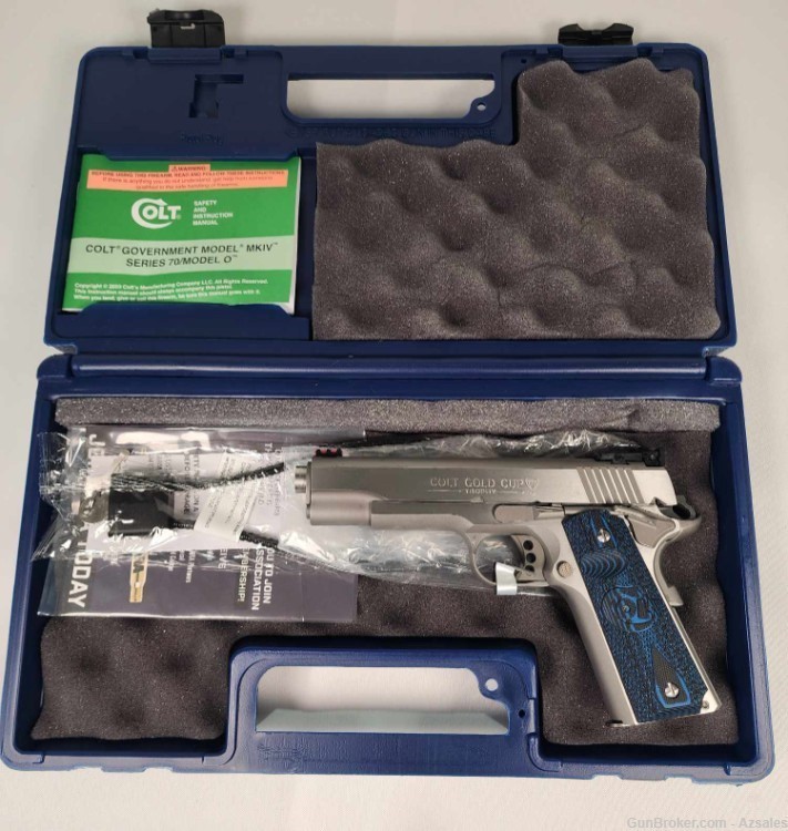 Colt Gold Cup Lite Series 70 Stainless 45 ACP 5" barrel New-img-0
