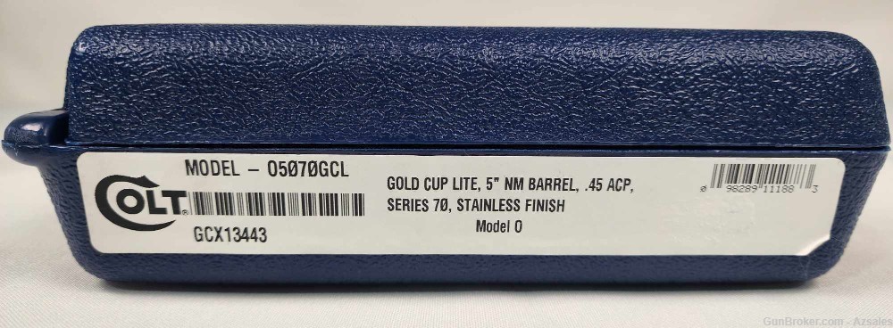 Colt Gold Cup Lite Series 70 Stainless 45 ACP 5" barrel New-img-3