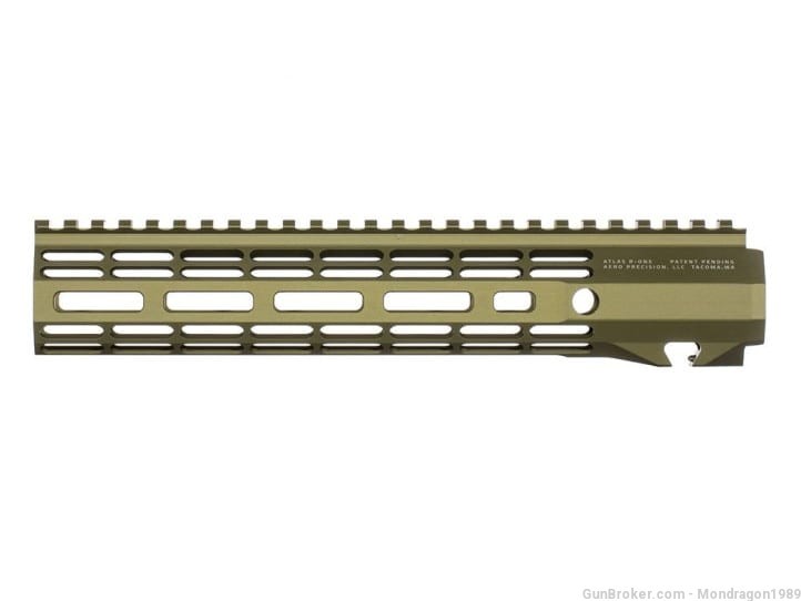 NEW Atlas R-ONE 10.3 in Handguard OD Green Anodized-img-0
