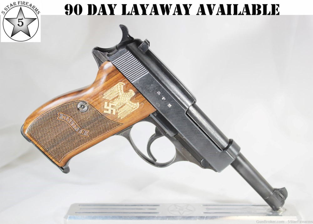 1943 WALTHER P38 9mm Luger w/ one magazine Layaway Available NO RESERVE!-img-0