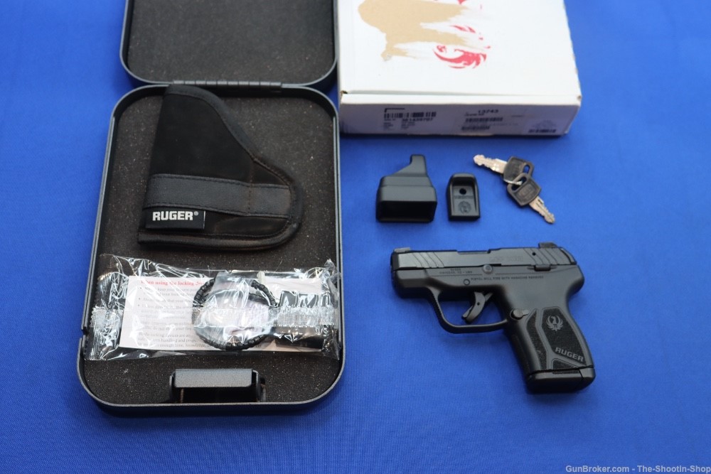 Ruger Model LCP MAX Compact Pistol 380ACP 10RD w/ Locking Vault Box 13743-img-0