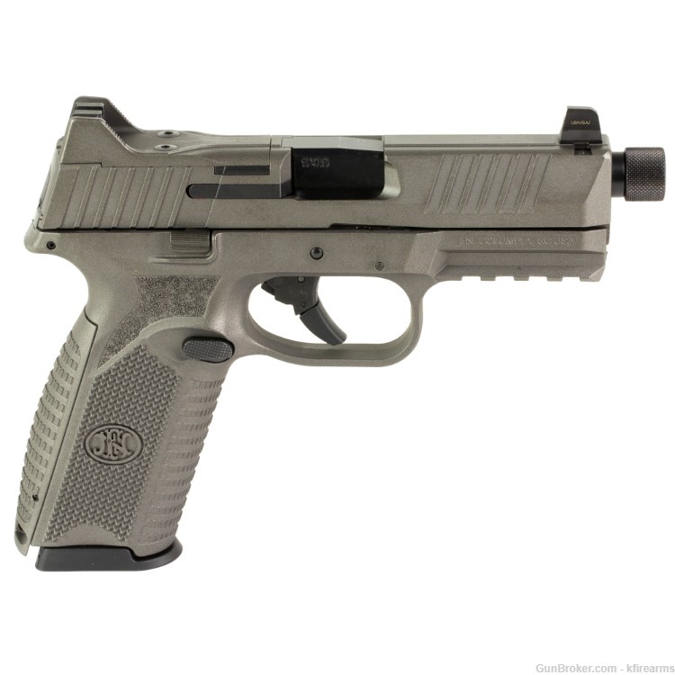 FNH 509T 9mm Luger Semi Auto Pistol Tungsten Gray-img-0