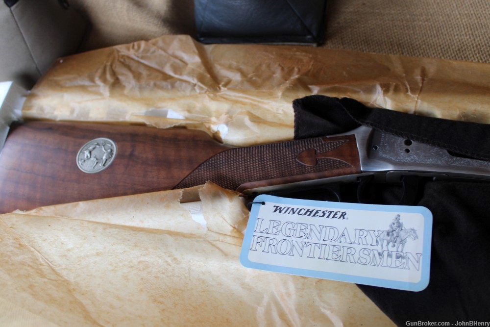 Winchester Legendary Frontiersmen Com.  38-55Win in Original Box +Ammo-img-10
