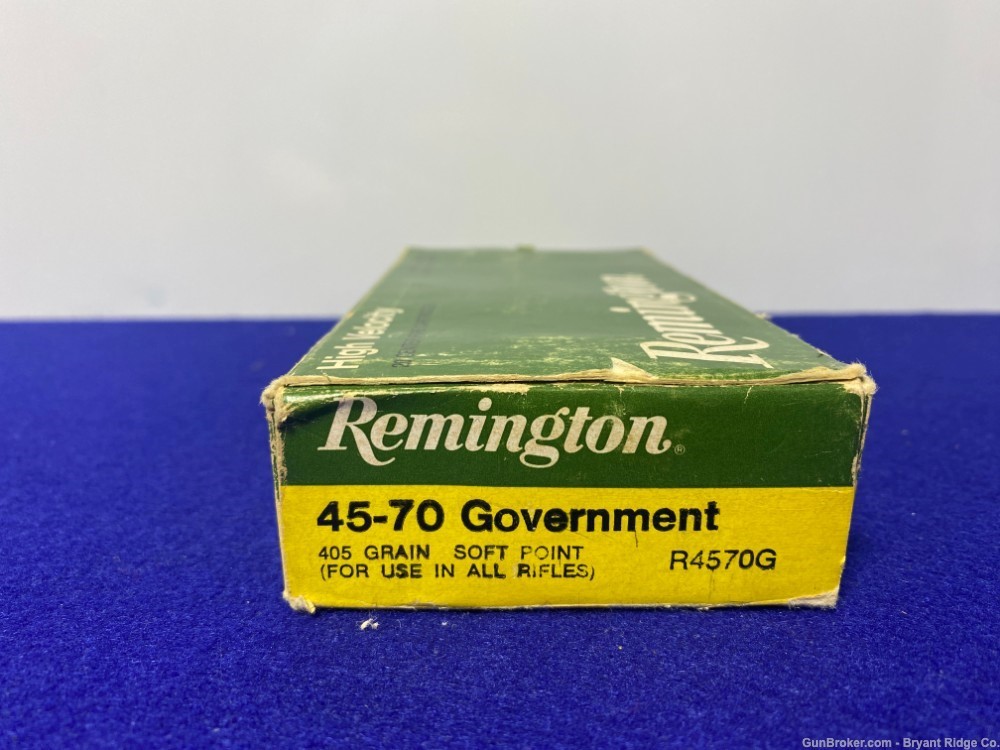VINTAGE Remington 45-70 Government 1 FULL BOX *IMPRESSIVELY ACCURATE AMMO*-img-5