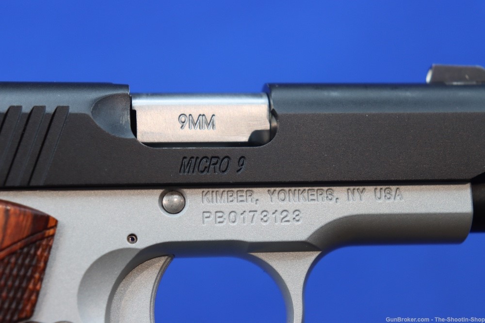 Kimber MICRO 9 Pistol 9MM 2-TONE Rosewood Grip Micro9 Compact Semi Auto SA -img-11